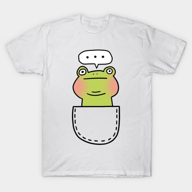 Poker face frog T-Shirt by Nikamii